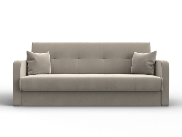 Диван-книжка Надежда Микровельвет (Бежевый)