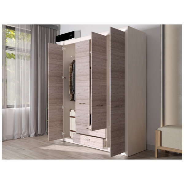 Шкаф 4D2S без зеркала OLIVIA