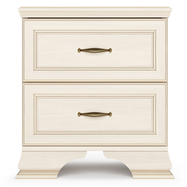 Тумба прикроватная Сиена (Бодега Белый (Патина «Золото»))