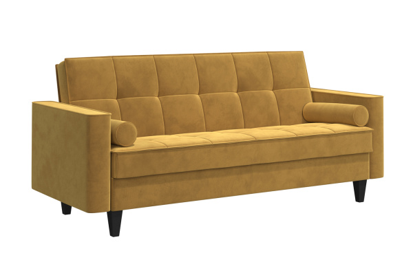 Диван-кровать Несси-1 (СТАНДАРТ, 3 ВАРИАНТ горчица)