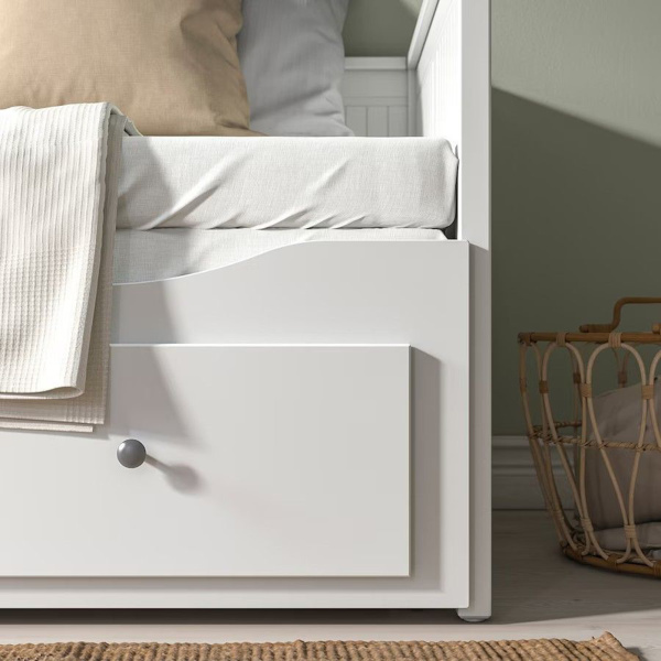 Кровать односпальная с ящиками 80*200 Кантри Hemnes ММЦ