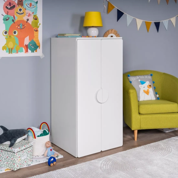 Шкаф ПИКСИ распашной двухдверный с 3 полками