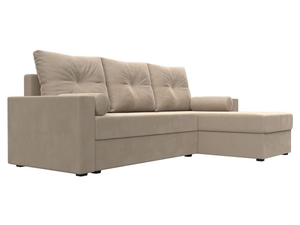 Диван угловой Верона Лайт правый угол Велюр