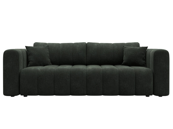 Диван прямой Лига-062 НПБ Шенилл (шенилл RIMINI 09 зеленый)