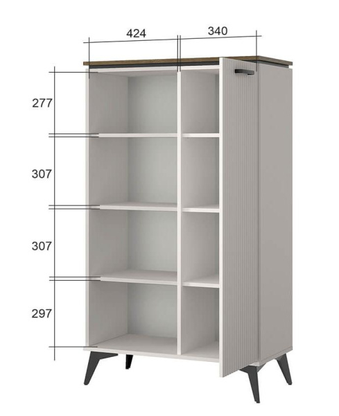 Шкаф открытый 1D P VINATI