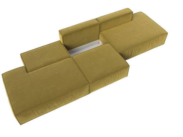 Диван прямой Прага лофт лонг Микровельвет