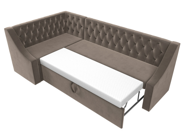 Диван кухонный угловой Мерлин левый угол Велюр