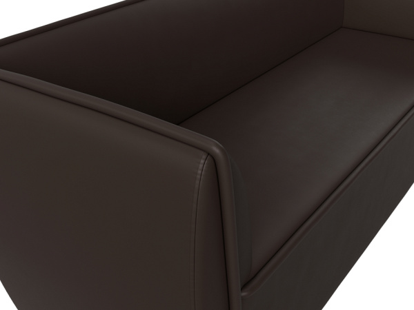 Диван кухонный прямой Бергамо 3-х местный Экокожа