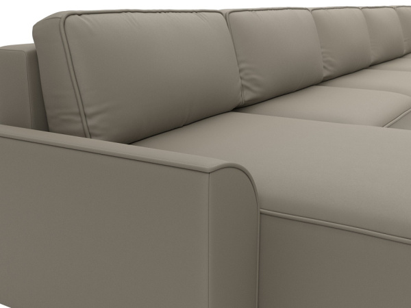 Диван П-образный Лига-048 НПБ МегаЛонг Экокожа