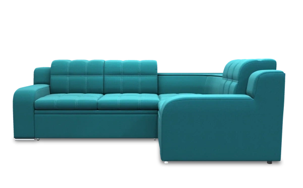 Диван Жемчуг 2 ДУ Сектор (Бирюзовый)