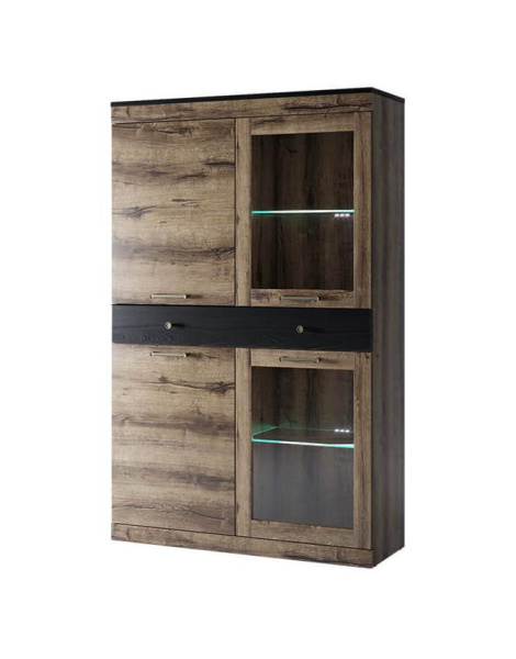 Шкаф с витриной 2V2D1S JAGGER