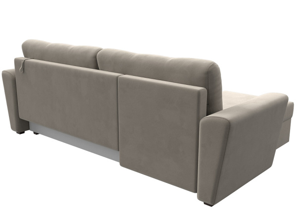 Диван угловой Амстердам Лайт левый угол Микровельвет