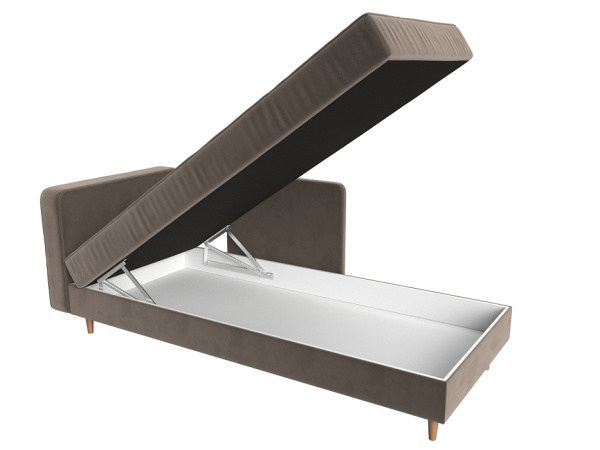 Кушетка Прайм левая Велюр