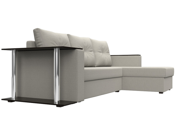 Диван угловой Атланта со столом правый угол Рогожка