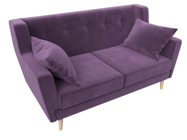 Диван кухонный прямой Брайтон 2 Микровельвет