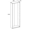 Корпус шкафа TETRA 100/236/35