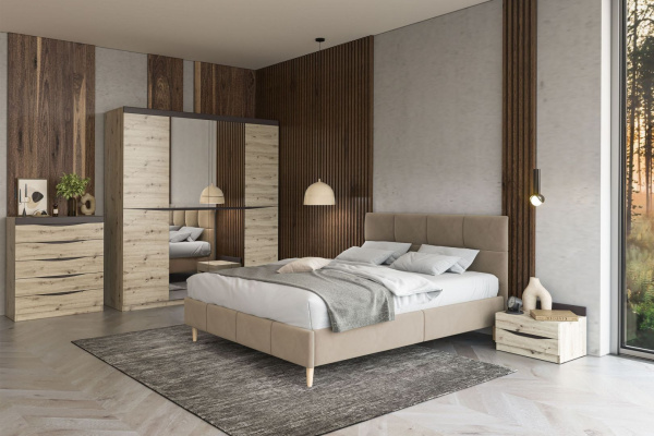 Шкаф распашной Тиана NEW ШР-4 с зеркалом