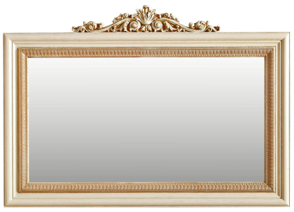 Зеркало настенное Альба 18к П4.485.0.19 (П485.18к) (Слоновая кость с золочением)