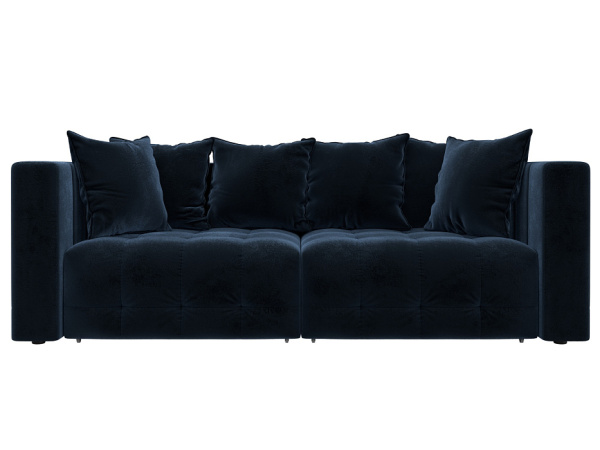 Диван прямой Лига-052 НПБ Велюр (TOWER 13 синий)