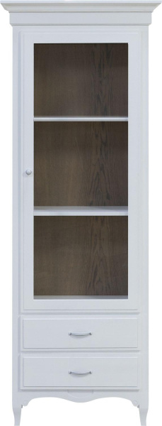 Шкаф с витриной Кармен Прованс П3.0581.0.06 (Молоко + Дуб Сахара)