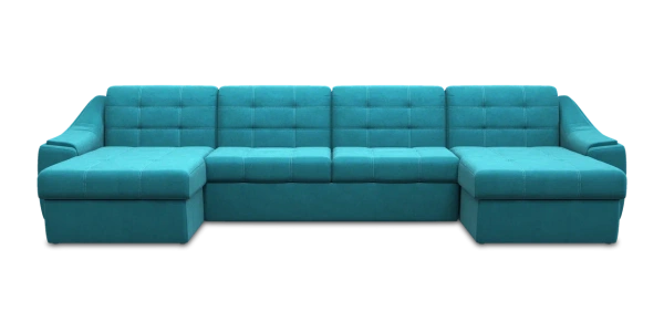 Диван Антарес 3 ПДУ (Бирюзовый)