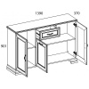 Тумба 3D1S ТИФФАНИ