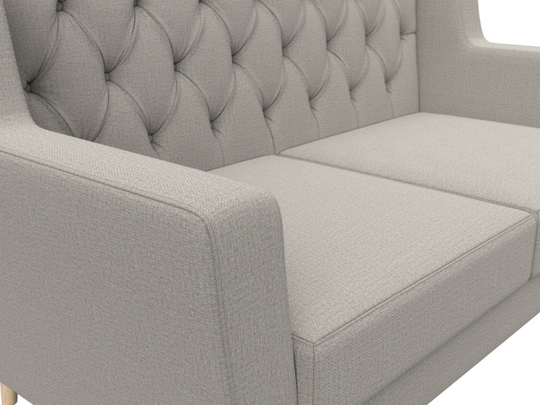 Диван кухонный прямой Брайтон 2 Люкс Рогожка