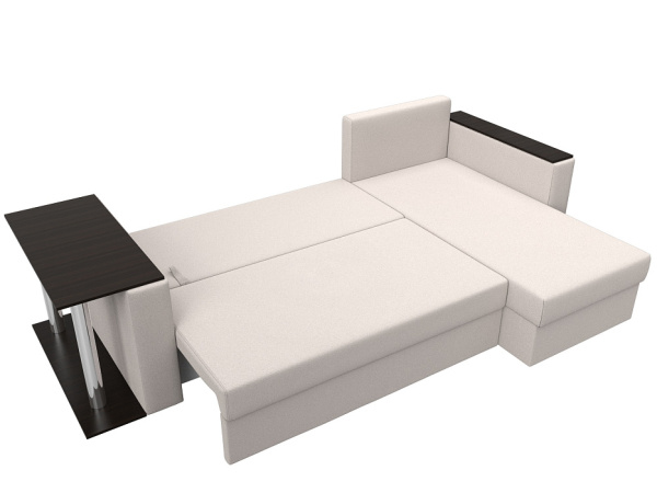 Диван угловой Атланта со столом правый угол Замша