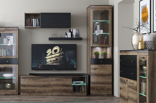 Шкаф с витриной 1V1D1SN JAGGER