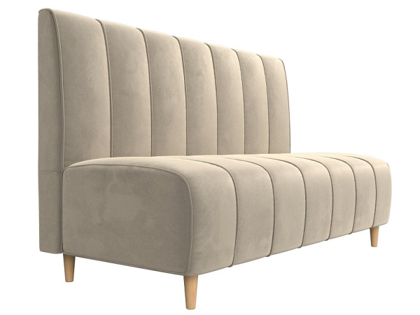 Диван кухонный прямой Ральф Микровельвет