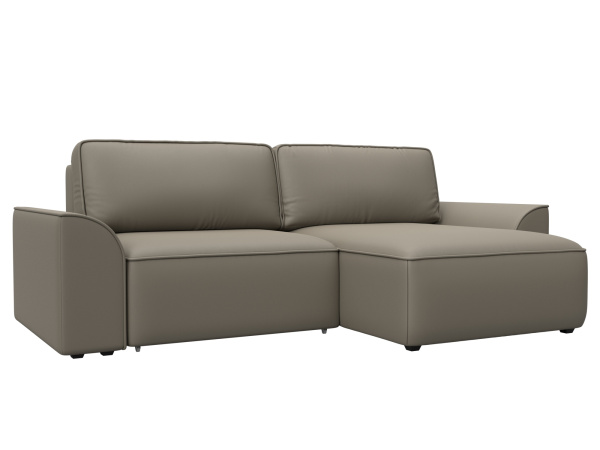 Диван угловой Лига-048 НПБ Экокожа (GRIFON 04 бежевый)