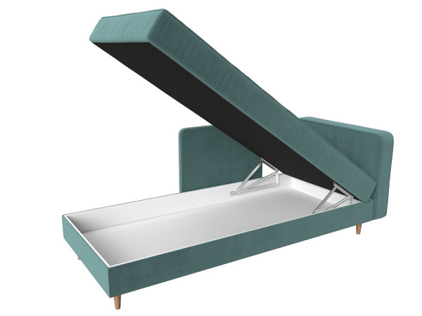 Кушетка Прайм правая Велюр