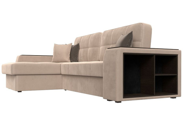 Диван угловой Брюссель левый угол Велюр