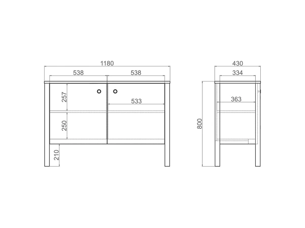 Комод Bergen home BG042