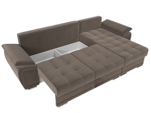 Диван угловой Нэстор правый угол Велюр