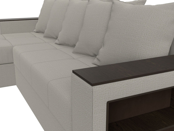 Диван угловой Дубай Лайт левый угол Рогожка