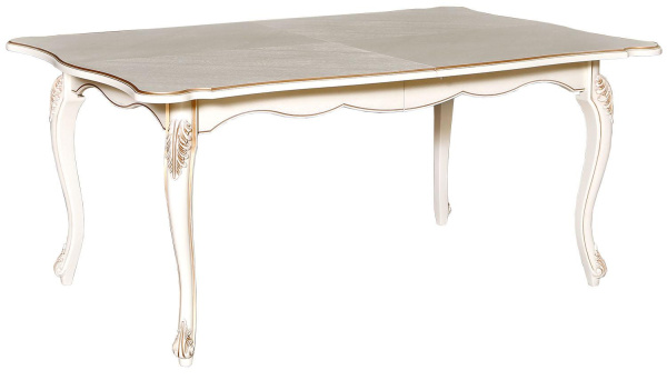 Стол обеденный Алези П1.350.4.09 (П353.09) (Слоновая кость с золочением)