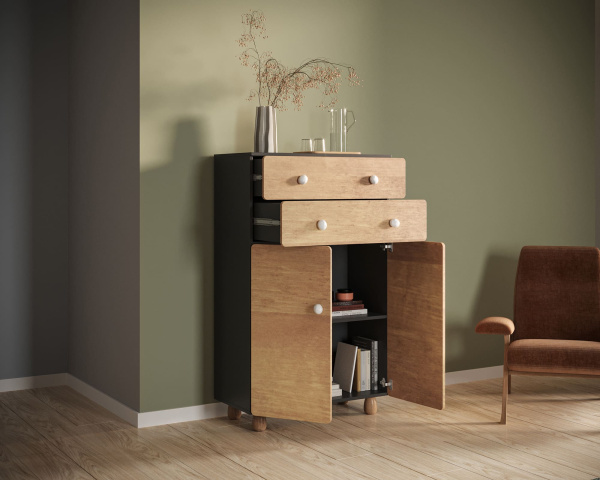 Комод с ящиками и дверками Split SP06