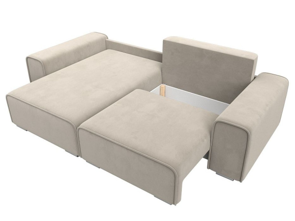 Диван угловой Лига-029 левый угол Микровельвет