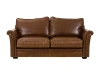 Диван Sydney двухместный / кожа (Кожа Dizaro-винтаж (Hazelnut))
