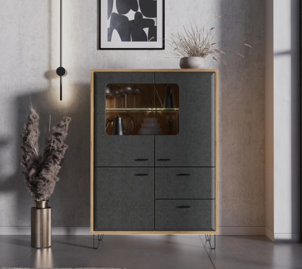 Тумба GRACE KOM2W1D2S с подсветкой