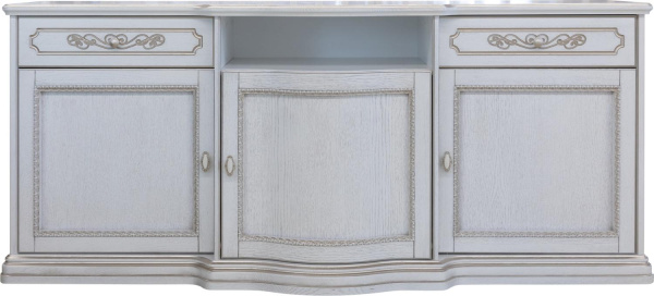 Тумба ТВ Бристоль П3.588.0.03 (Молоко + розовый жемчуг)