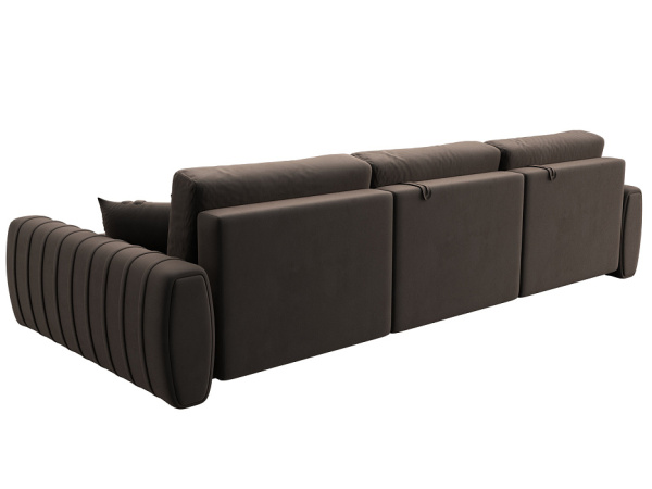 Диван угловой Лига-057 НПБ Лонг угол правый Велюр