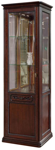 Шкаф-витрина Бристоль П3.588.0.01-01 (Спелая вишня)