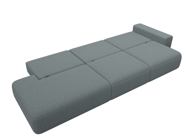 Диван прямой Лига-036 НПБ Модерн Лонг подлокотник справа Рогожка