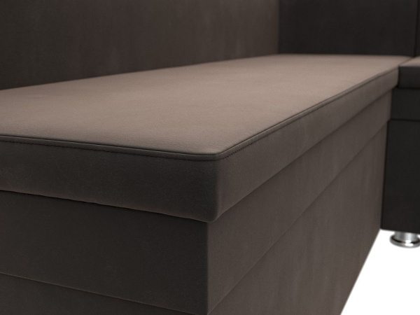 Диван кухонный угловой Уют правый угол Велюр