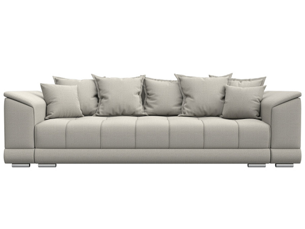 Диван прямой НордСтар НПБ Рогожка (Амур 02 бежевый)