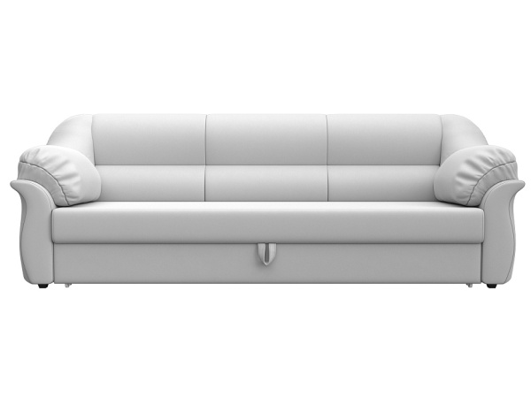 Диван прямой Карнелла Экокожа (GRIFON 01 белый)