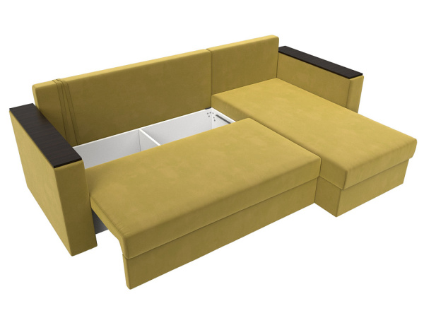 Диван угловой Атланта Б/С правый угол Микровельвет