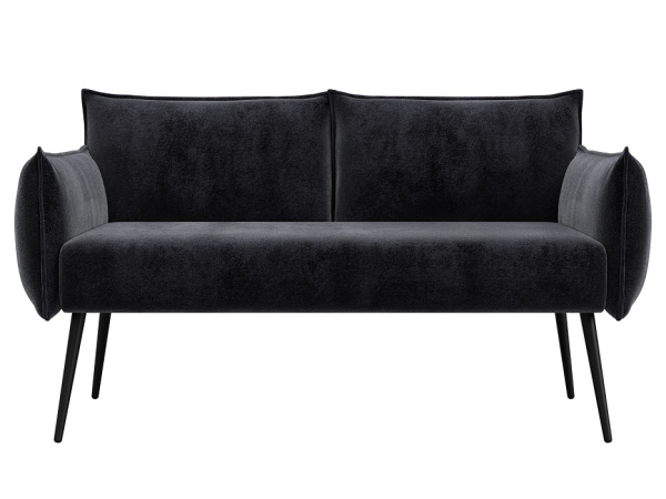 Диван прямой Лига-083 Велюр (велюр TOWER 11 темно-серый)